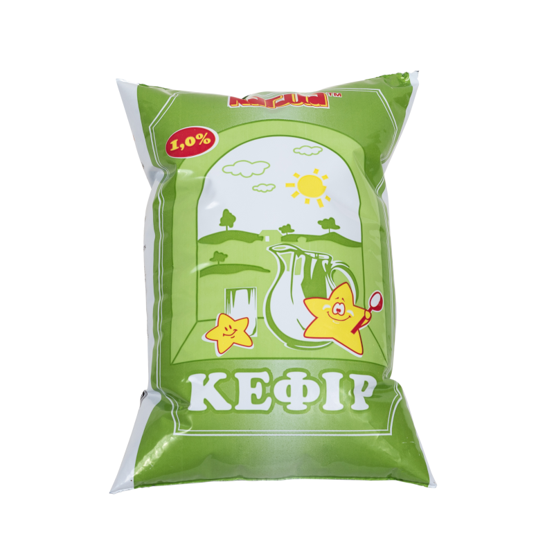 Кефір КАГМА 1%, 900г, плівка поліетиленова